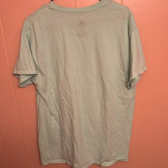 Disney Light Green Ladies T-Shirt with Mickey and Friends. Size Large. GUC - Picture 5 of 5